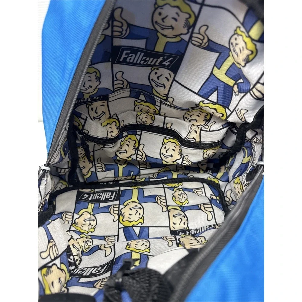 Fallout 4 Backpack 2016 Bethesda Hot Topic Exclusive Reversible Flip Pak Rare